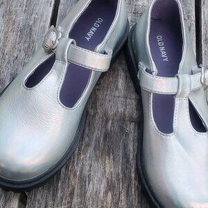 Girls Old Navy Vinyl Holographic Shoes